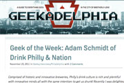 Geek of the Week: Adam Schmidt of Drink Philly | Nation
